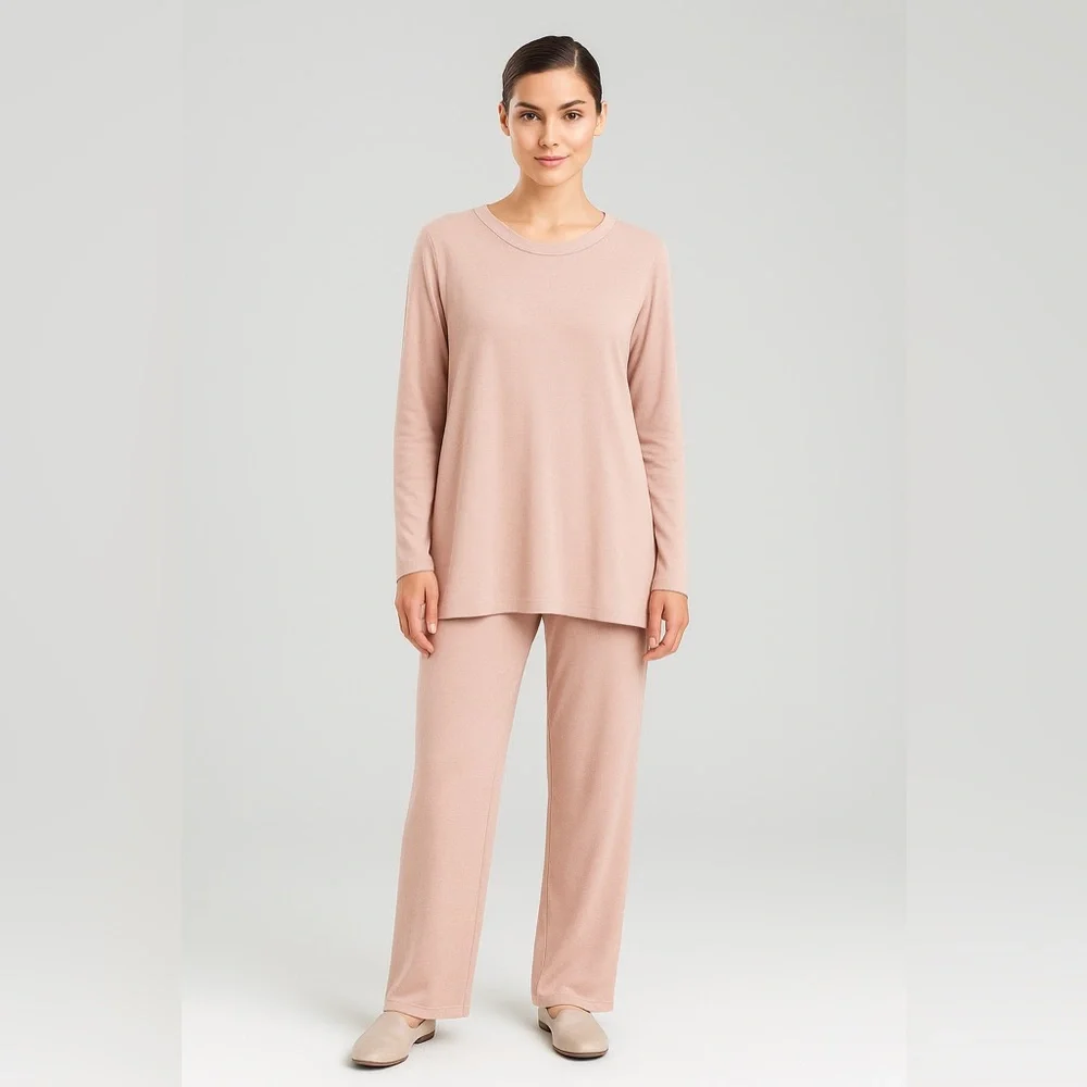 Jacaranda Pink Lounge Pajama Set Sleepwear L - Picture 8 of 12